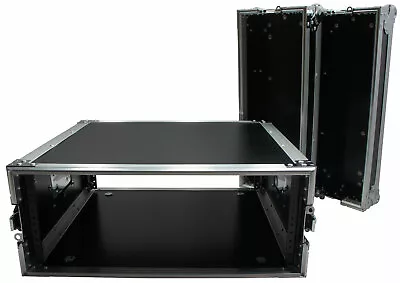 Harmony Cases HC4UAD DJ Flight Amp 4U Rack Space Road Travel Amplifier Case • $179.95