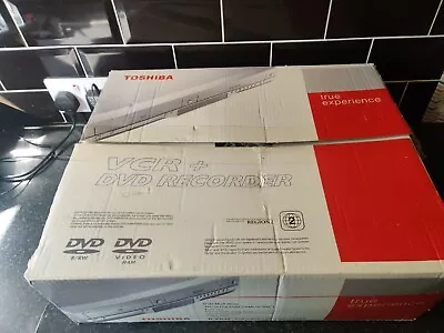 £235 • Buy Toshiba D-VR35 Copy VHS To DVD Dual Combi Player VHS Recorder Silver & Remote