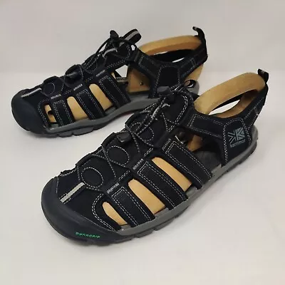 Karrimor Men's UK 8 Black Ithaca Hiking/Casual Quick-Lace Sandals Water Shoes • £27.95