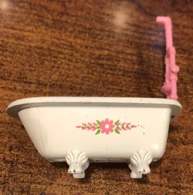 Vintage 1980 Mattel Littles Doll House Furniture Bathtub • $3.25