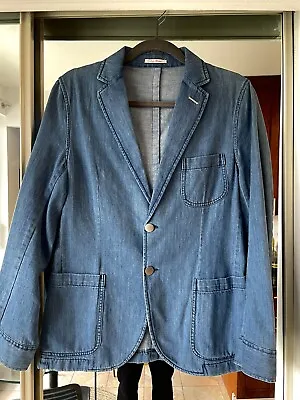$40 • Buy GANT Men’s Denim Jacket Sports Coat Sz EU 44 US 34 / Small