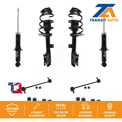 Front Rear Complete Strut & TOR Bar Link Kit (8Pc) For Jeep Patriot • $280.15