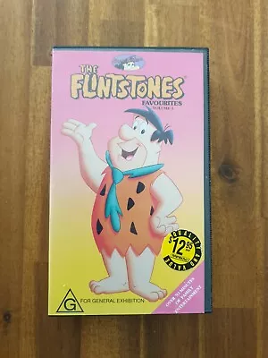 Hanna Barbera The Flintstones Favourites Volume 3 VHS Video Rated G Rare  • $12