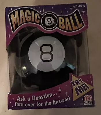 Magic 8 Ball Toy Vintage Game Fortune Teller Kids Lucky Answers Mattel 30188 • $7