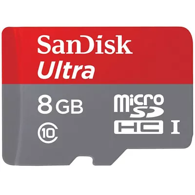 8GB SanDisk Micro SD TF Memory Card 8GB MicroSD Card MicroSD Adapter Reader • $5.99