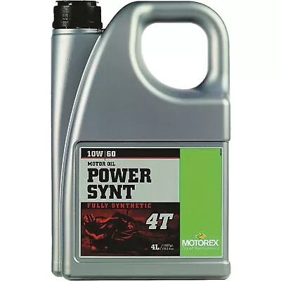 Motorex Power Synthetic 4T - 10W60 - 4 Liter 102276 • $82.51