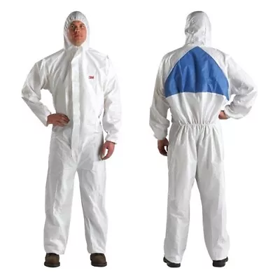 3M Paint Shop Protective Coverall Overall 50198 Type 5/6 Size Medium Spray Suit • £3