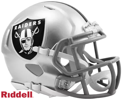 Las Vegas Raiders Speed Riddell Football Mini Helmet New In Box • $29.95