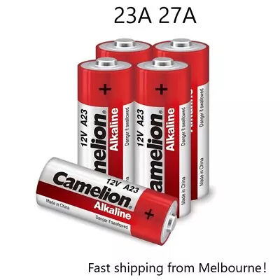 5/10Pcs 23A 27A Alkaline 12V Batteries A23 A27 Garage Car Remote Batteries Alarm • $8.99