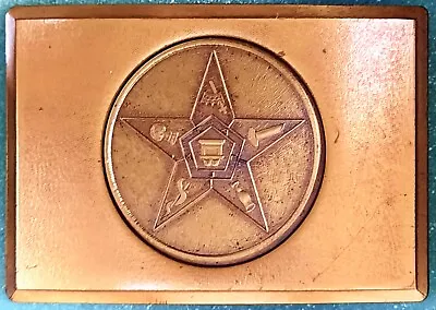 Vintage Eastern Star Masonic Belt Buckle • $19.95