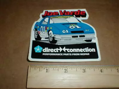 VTG 1983 Dodge Shelby Charger IMSA Joe Varde Old Sports Car Racing Decal Sticker • $14.99