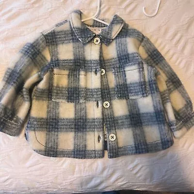 Zara Girls Plaid Shirt Jacket Size 3-4 • $25