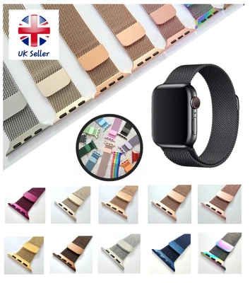 $12.79 • Buy Milanese Strap For Apple Watch 38/40/41/42/44/45 Series 8/7/6/5/4/SE Magnet Loop