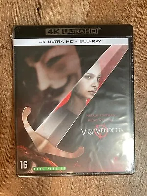 $24 • Buy V For Vendetta (4K UHD + Blu-ray, EU Import, Region Free) *NEW/SEALED*
