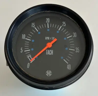 Datcon 3 3/8  Tachometer 0-40 (RPM X 100) Model 71767-45 • $29.99