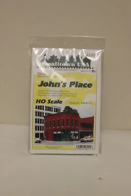 Smalltown USA HO Scale City Buildings John's Place Kit Item #699-6011 • $14.79