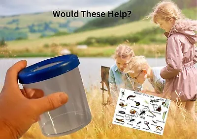 Mega Bug Viewer + FREE Insect Spotter Sheet & Pond Life Sheet & Magnifying Glass • £12.95