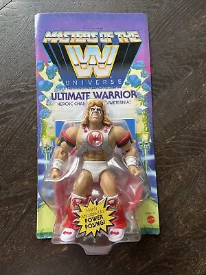 Masters Of The WWE Universe Ultimate Warrior Action Figure (New - Some Pkg Wear) • $15