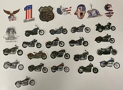 Vintage Harley Davidson Sticks Decals Lot Of 27 • $9