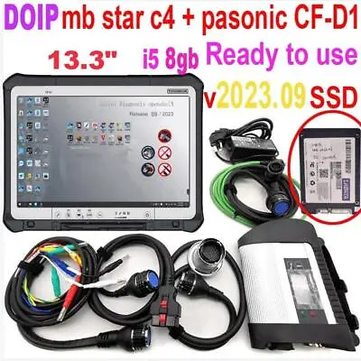 2023.09 MB Star C4 DOIP Multiplexer Diagnostic Tool Tablet CF-D1 I5 512G SSD • $1100