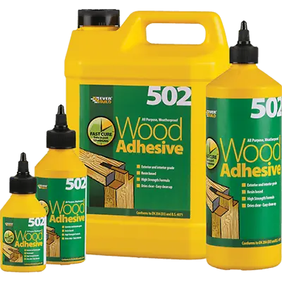 £10.80 • Buy Everbuild Wood Glue Adhesive - All Purpose Waterproof PVA Wood High Strength 502