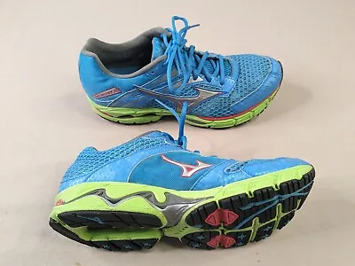 Mizuno Shoes Wave Inspire 9 Blue Green Womens US 10.5 EUR 42 • $10.80