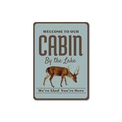 Cabin Sign Cabin Aluminum Metal Decor Sign • $21.15