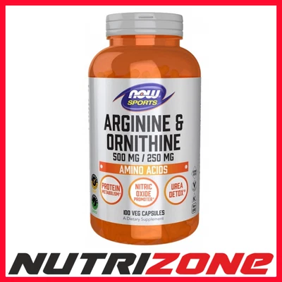 £18.10 • Buy NOW Foods Arginine & Ornithine 500/250 Nitric Oxide Igniter - 100 Caps