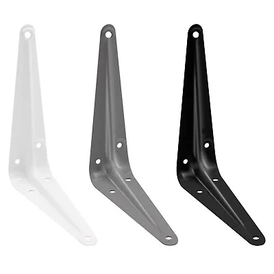 Shelf Brackets London Traditional Metal WHITE BLACK GREY 75mm/3  To 350mm/14  • £36.99