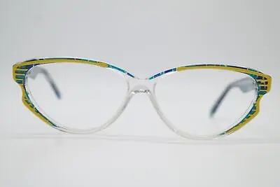 Vintage Glasses GERARD LEVET CAP ST MARTIN Multicoloured Clear Oval Eyeglasses • $60.28