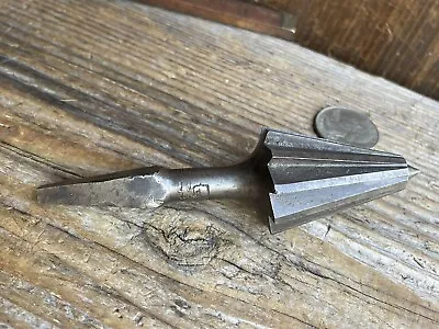 Antique Hand Drill Auger Bit ~ Russell Mfg Co Cone Reamer • $9.95