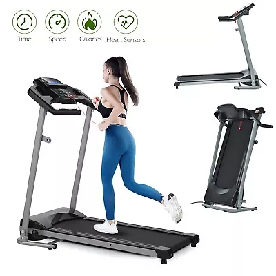 Folding Treadmill Electric Running Fitness Jogging Machine With Incline For Home • $247.50