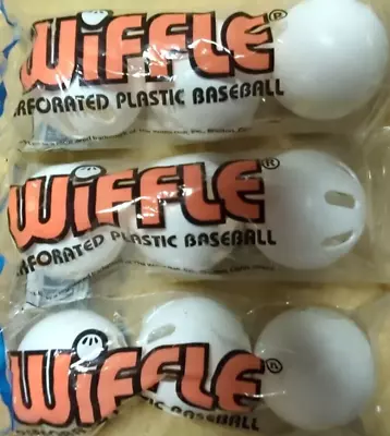 Wiffle Balls 3 Packs Of 3 9 Balls In All Wiffleballs • $16.50