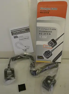 Pixel FC-311/S Flashgun Cable Off Camera Cord For Canon EOS - NEW/SEALED • £18.78