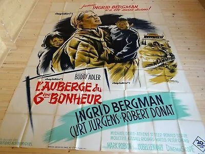 THE INN OF THE SIXTH HAPPINESS Bergman  Poster French Giant BILLBOARD 4 Panels  • $1000