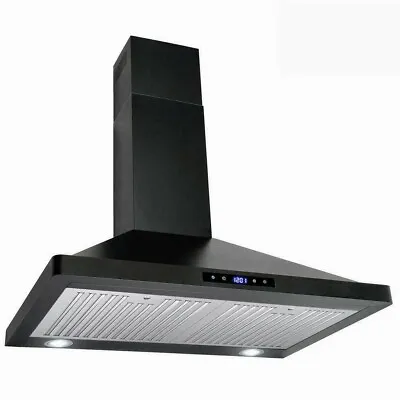 SNDOAS 30 Inch Kitchen Range Hood 350CFM Touch Control Wall Mounted Cook Vent • $142.99
