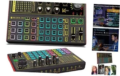 Professional Audio Mixer K300 Live Sound Card And Audio Interface Sound SK300 • $100.40