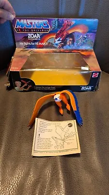 Vintage MOTU Masters Of The Universe Zoar With Box   Mattel • $50