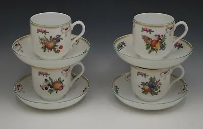  Mottahedeh Williamsburg Duke Of Gloucester Set Of 4 Cups And Saucers New • $302.25