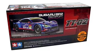 TAMIYA 58607 EP RC Car 1/10 SUBARU BRZ R&D Sport 2014 Rd2 FUJI TT02 4WD & ESC • $397.27