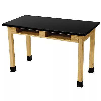 National Public Seating Chemical Resistant Series Wood Science Table 24  X 48  • $726.12