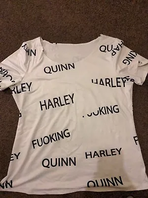 £13 • Buy Birds Of Prey Harley Quinn Shirt Women  T-shirt  Cosplay Costume Top Size Medium