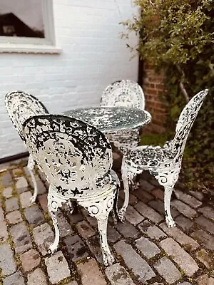 £248 • Buy Cast Aluminium Vintage Garden Table & Chairs