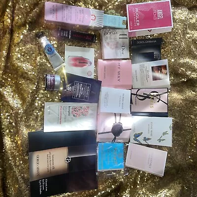 Lot Of 20 Product Samples Makeup Skin Care Cosmetic Perfume And Hair Care • $23.99