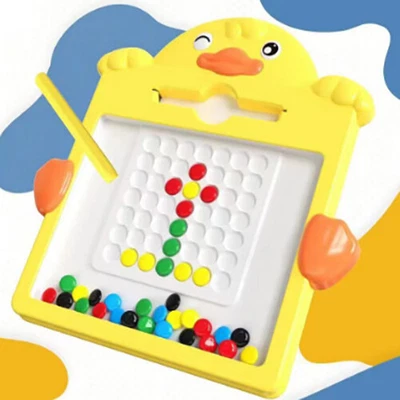 £24.79 • Buy Magnetic Drawing Board Doodle Dot Art Educational Preschool Toy For Kids *