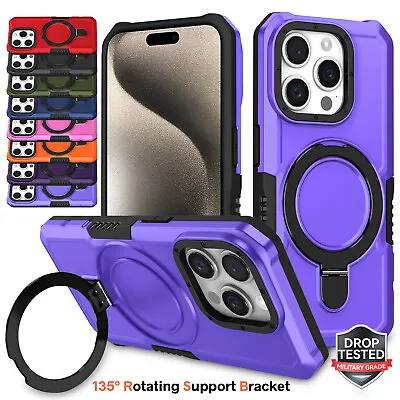 For IPhone 15 Pro Max 14 13 12 11 PRO Ring Holder Military Grade Shockproof Case • $9.59