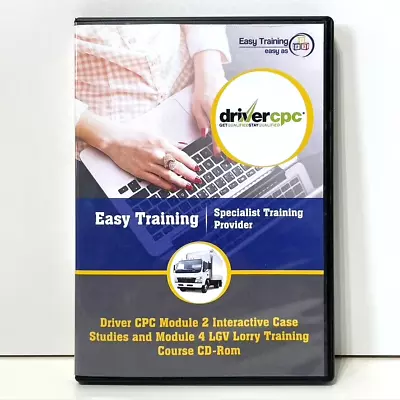 Driver CPC Training Course CD-ROM Module 2 Interactive + Module 4 LGV Lorry • £19.99