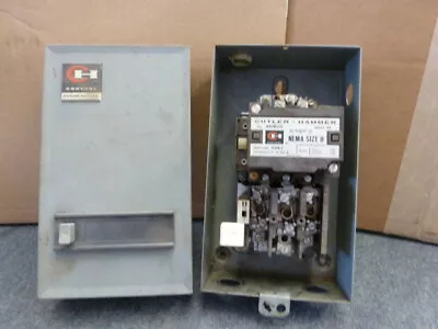 Used Cutler Hammer A10BGO Magnetic Starter Size 0 18 Amp 208 Volt Coil 1033 O/L • $75