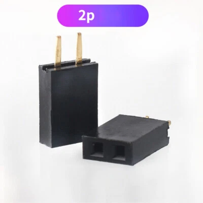 £1.19 • Buy 2.54mm PCB Female Header 2 - 40 Pin Single Row Socket Connector Strip Straight