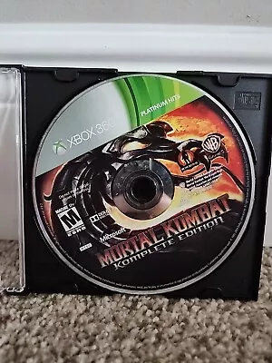 Mortal Kombat Komplete Edition (Microsoft Xbox 360 2012) Disc Only - Tested • $11.95